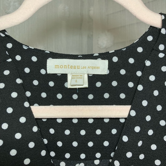 size large polka dot blouse - Picture 2 of 3